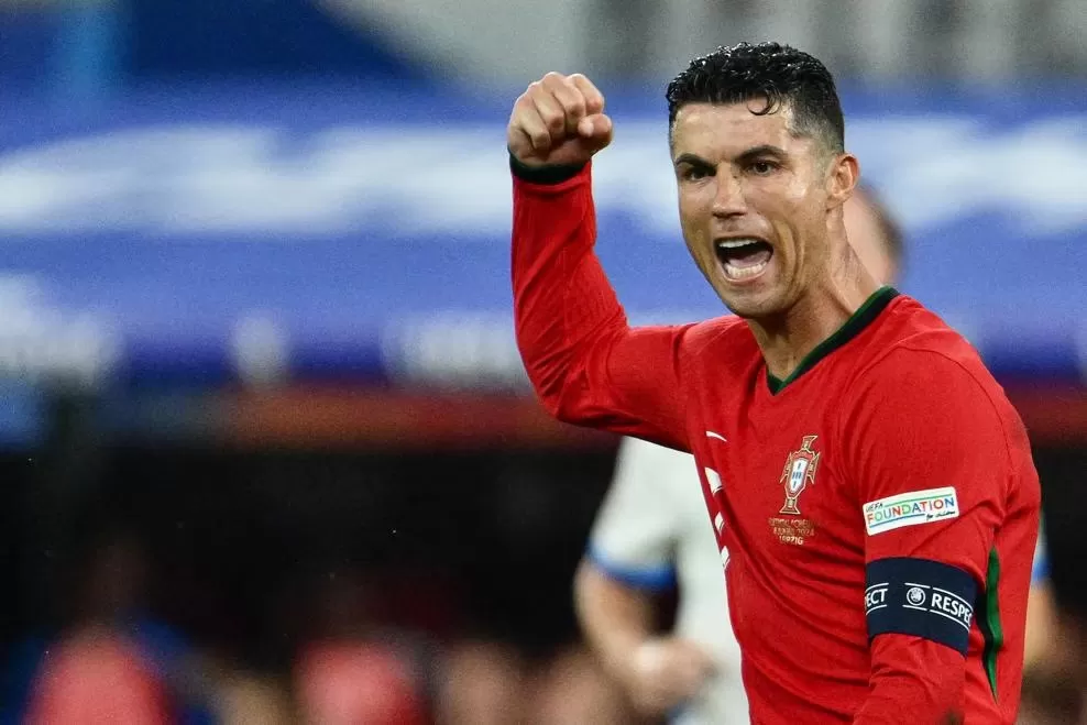 Cristiano Ronaldo lengkapi penampilannya di Euro 2024 sebagai yang terbanyak dalam sejarah. (UEFA)